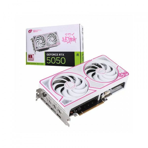 VGA Colorful iGame GeForce RTX 5050 Ultra W DUO OC GDDR6 8GB-V