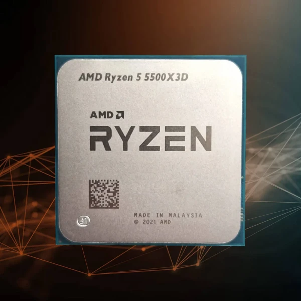 CPU AMD RYZEN 5 5500X3D - TRAY (6 nhân 12 luồng , Up to 4.2Ghz , 96 MB Cache, AM4)