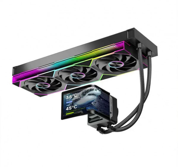 Tản nhiệt nước AIO Leopard Chill ARC 360 LCD Cong | Rad 360mm, Màn hình LCD cong Đen/Trắng