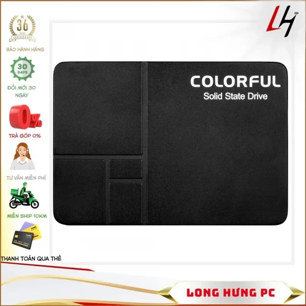 Ổ Cứng SSD Colorful SL300 128G (2.5 inch, Sata3 6Gb/s, Đọc 530MB/s - Ghi 480MB/s)