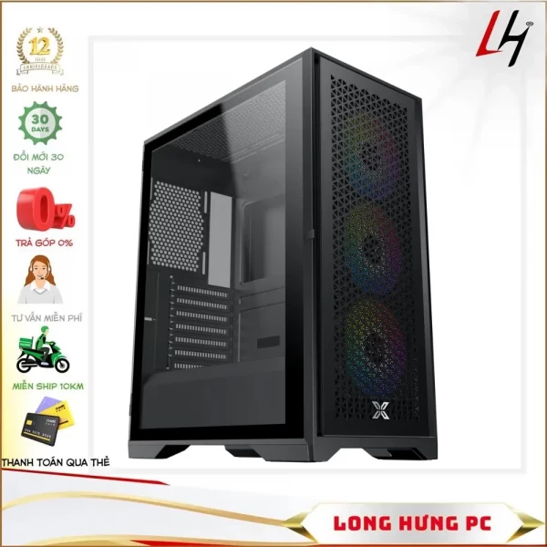 Vỏ Case Xigmatek LUX S 3FX (Mid Tower/Màu Đen)