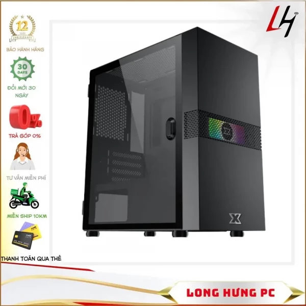 Vỏ case Xigmatek AERO FADIL 1F (Mini Tower/Màu Đen)