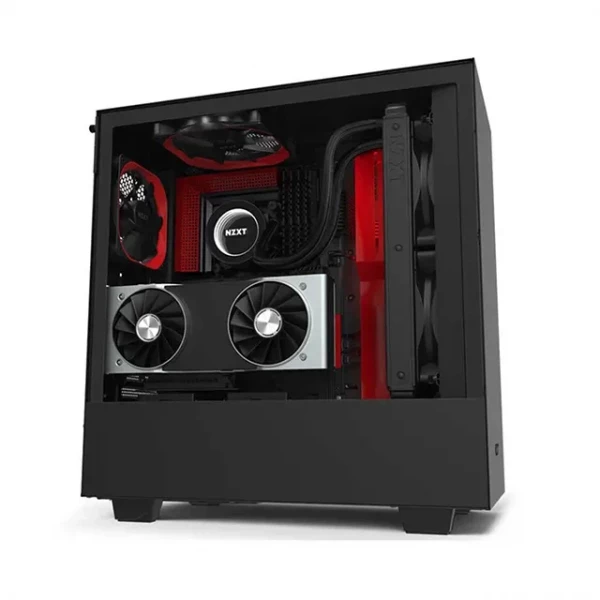 Vỏ Case NZXT H510i (Mid Tower/Màu Đen Đỏ)