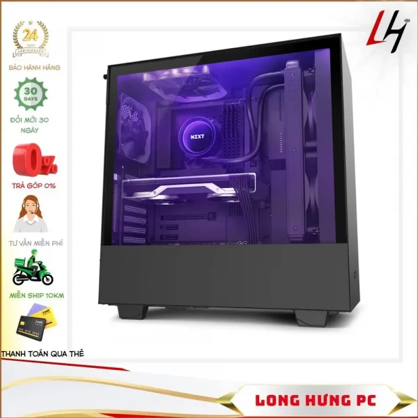 Vỏ Case NZXT H510i (Mid Tower/Màu Đen)