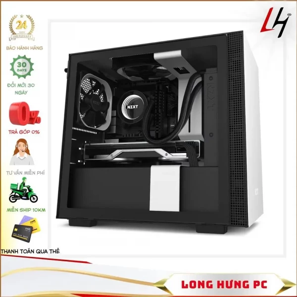 Vỏ Case NZXT H210 (Mini Tower/Màu Trắng)