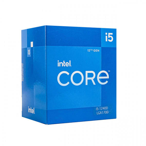 CPU Intel Core i5-12400 (Up To 4.40GHz, 6 Nhân 12 Luồng,18MB Cache, Alder Lake)