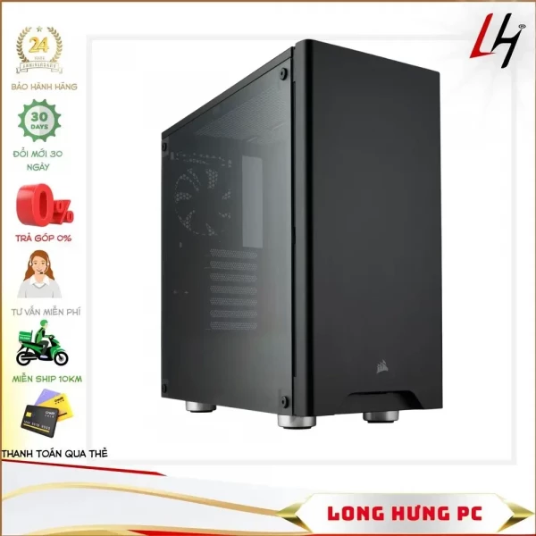 Vỏ Máy Tính Cường Lực Corsair 275R (Mid Tower/Màu Đen)