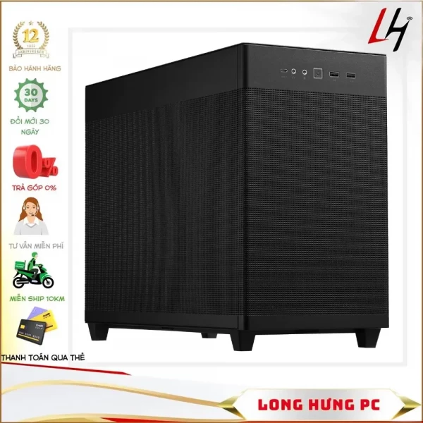 Vỏ case ASUS Prime AP201 CASE MESH Black (Mini Tower/Màu Đen)