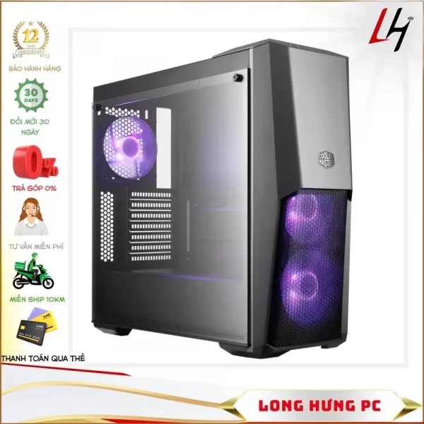 Vỏ Case Cooler Master MasterBox MB500 (Mid Tower/Màu Đen)