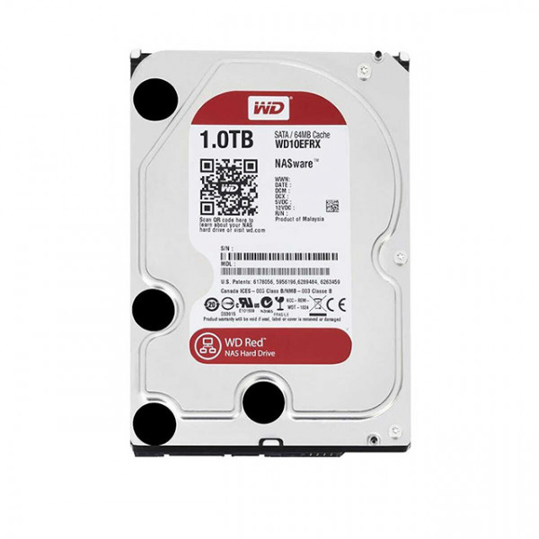 Ổ cứng HDD Western Digital Red 1TB (3.5 inch, Sata3 6Gb/s, 64MB Cache, 5400rpm)