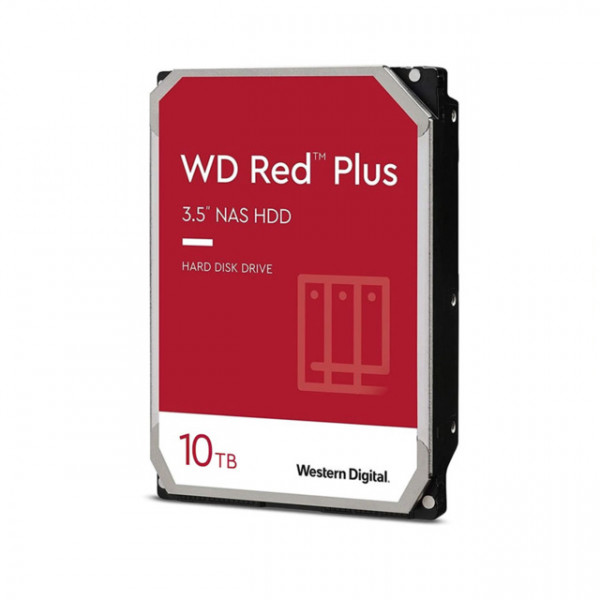 Ổ Cứng HDD Western Caviar Red Plus 10TB (3.5 inch, SATA3 6Gb/s, 256MB Cache, 7200rpm)
