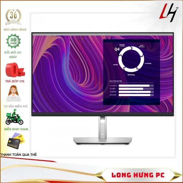 Màn hình Dell P2723D 2K (27 inch / QHD/ IPS / 60Hz)