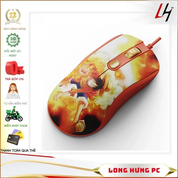 Chuột Akko AG325 One Piece – Monkey D. Luffy