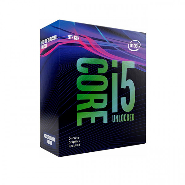 CPU Intel Core i5-9600KF (3.7GHz Turbo Up To 4.6GHz, 6 nhân 6 luồng, 9MB Cache, Coffee Lake)