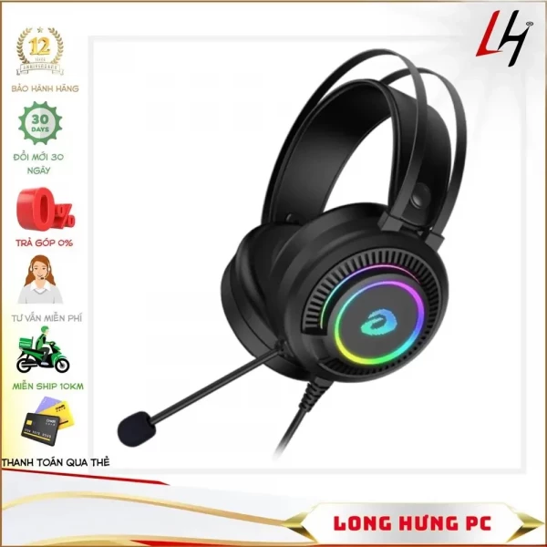 Tai nghe DareU EH416 RGB ( 7.1, USB , LED RGB )