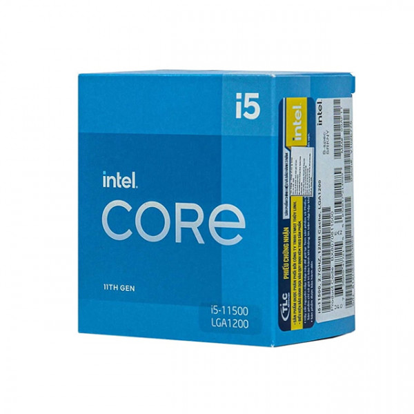 CPU Intel Core i5-11500 (2.70GHz Turbo Up To 4.40GHz, 6 Nhân 12 Luồng,12MB Cache, Rocket Lake)