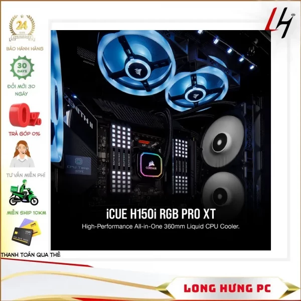 Tản nhiệt nước Corsair H150i RGB PRO XT RGB 360mm