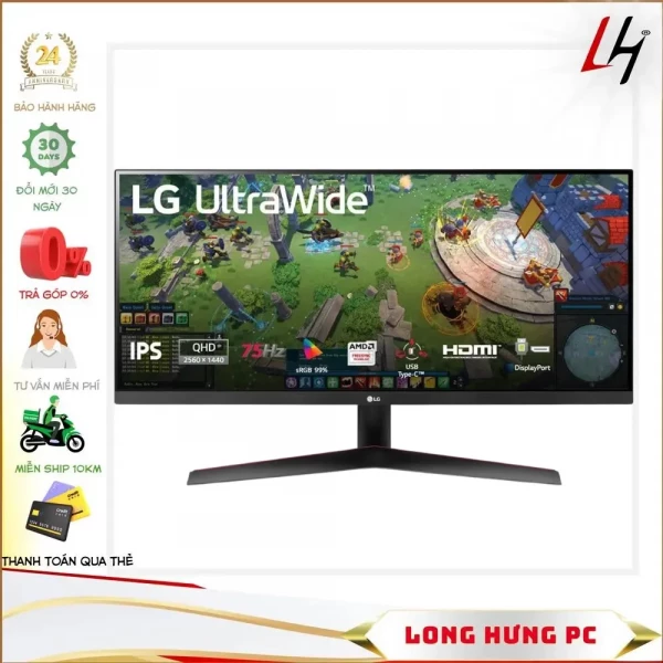 Màn Hình LG 29WP60G-B (29inch / WFHD / IPS /75Hz)