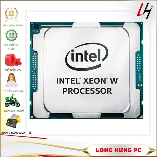 CPU Xeon W-2225 (4.1GHz Turbo Up To 4.6GHz, 4 Nhân 8 Luồng, 8.25MB Cache, LGA 2066)