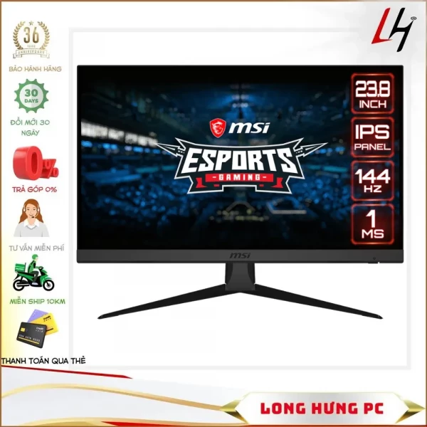 Màn hình MSI Optix G242 (23.8 inch / FHD / IPS / 144Hz)