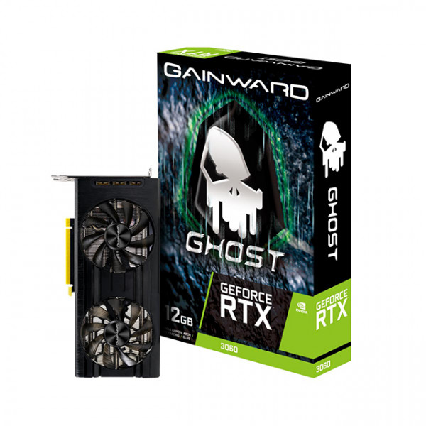 VGA Gainward GeForce RTX™ 3060 Ghost (12GB GDDR6, 192-bit, HDMI +DP, 1x8-pin)