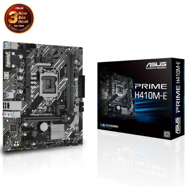Main ASUS PRIME H410M-E (Intel H410, Socket 1200, m-ATX, 2 khe Ram DDR4)