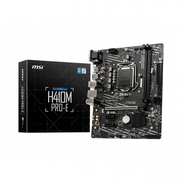 Main MSI H410M PRO-E (Intel H410, Socket 1200, m-ATX, 2 khe Ram DDR4)