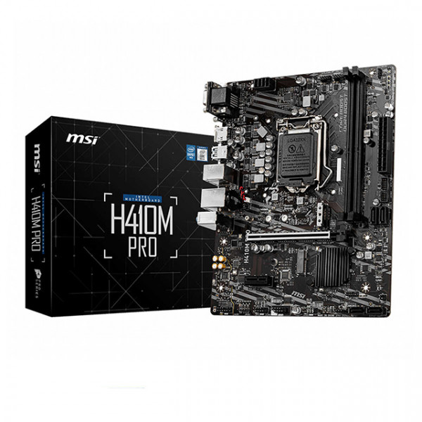 Main MSI H410M PRO (Intel H410, Socket 1200, m-ATX, 2 khe RAM DDR4)